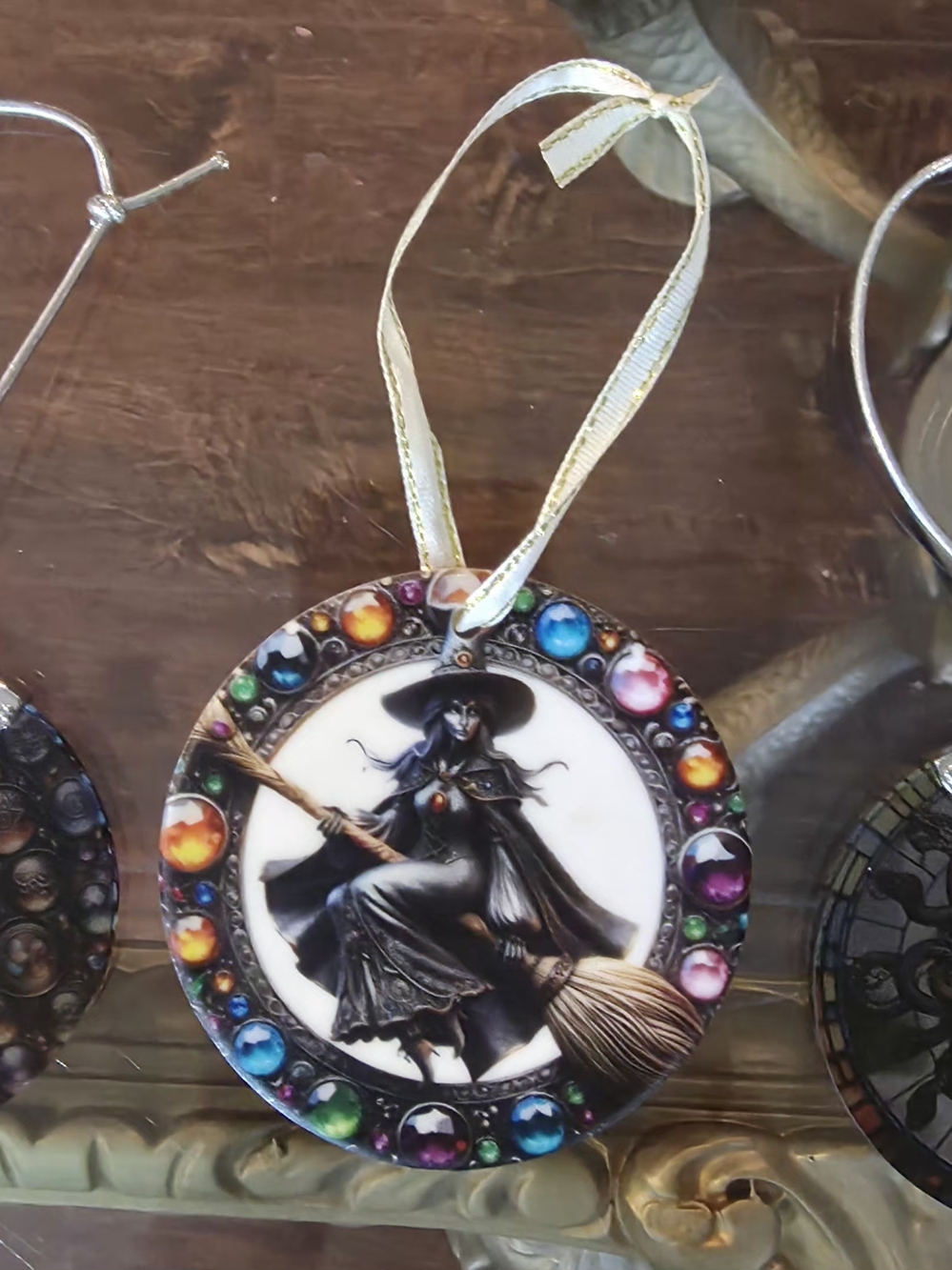 Set of 3 Pagan & Mythology Goth Christmas Ornaments